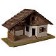 Nativity Cottage Scandinavian wood model 40x60x30cm for 10-12 cm statue s3