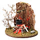 Campfire and pot for 10-12 cm nativity scene with led 3.5-4.5V s2
