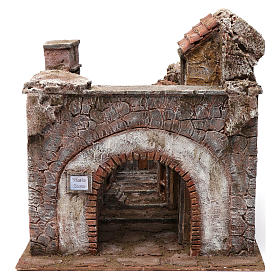 Casas, ambientaciones y tiendas: Aldea Callejón Corto para belén 12 cm de altura media 30x35x45 cm