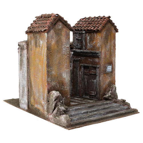 Pueblo callejón para belén 12 cm 30X35X45 cm 3