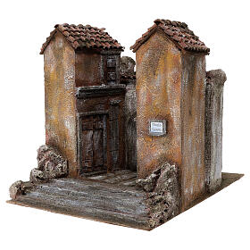 Borgo vicolo storto per presepe 12 cm 30X35X45 cm