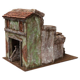 Casas, ambientaciones y tiendas: Aldea Callejón Cuarto 12 cm de altura media 30x35x45 cm