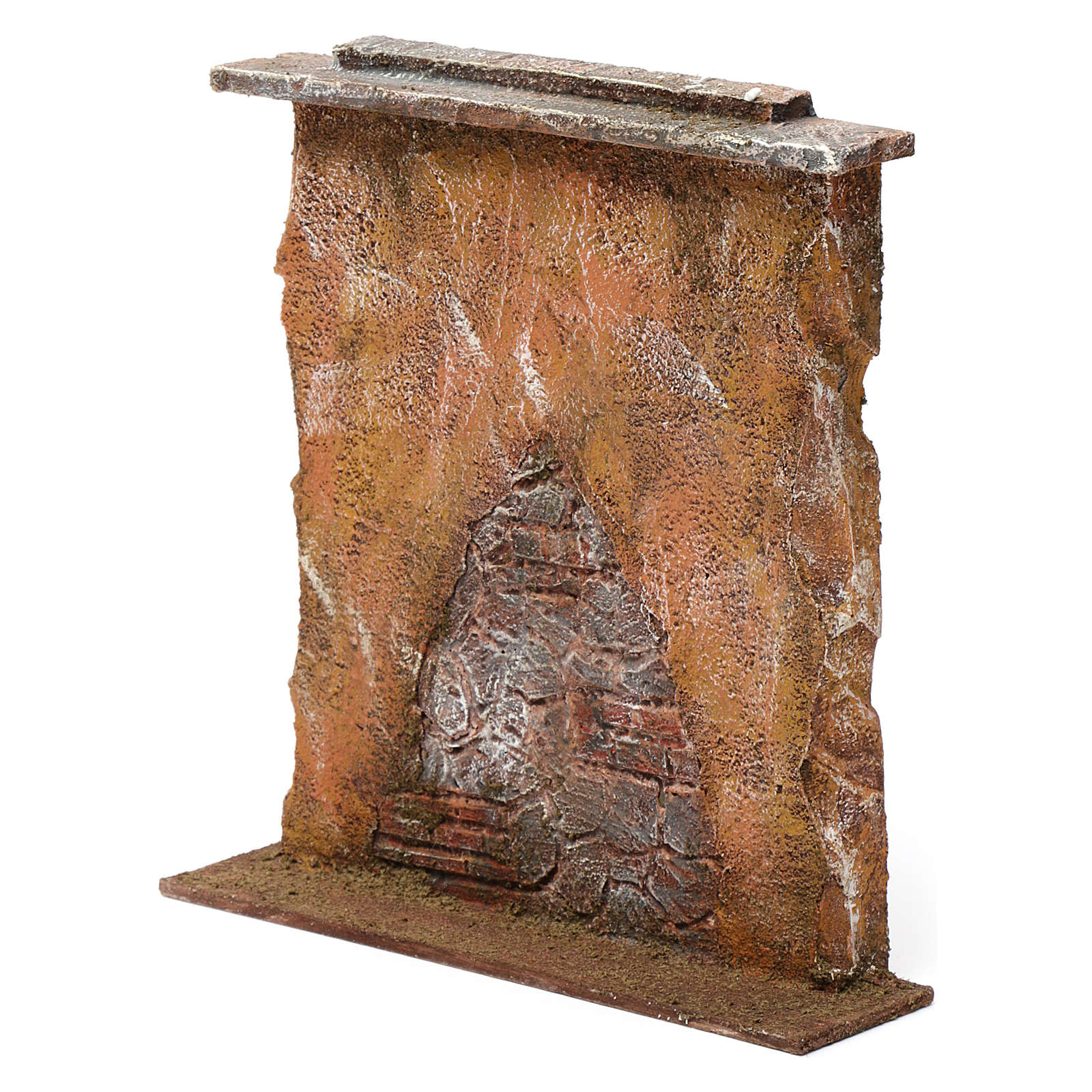 Mauer mit Ziegeln für Krippe 20x20x5cm | Online Verfauf auf HOLYART