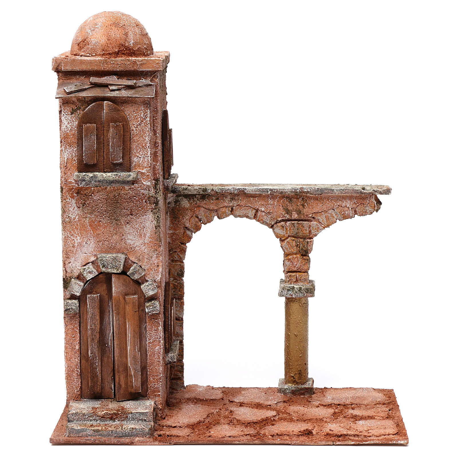 Mauer mit Ziegeln für Krippe 20x20x5cm | Online Verfauf auf HOLYART