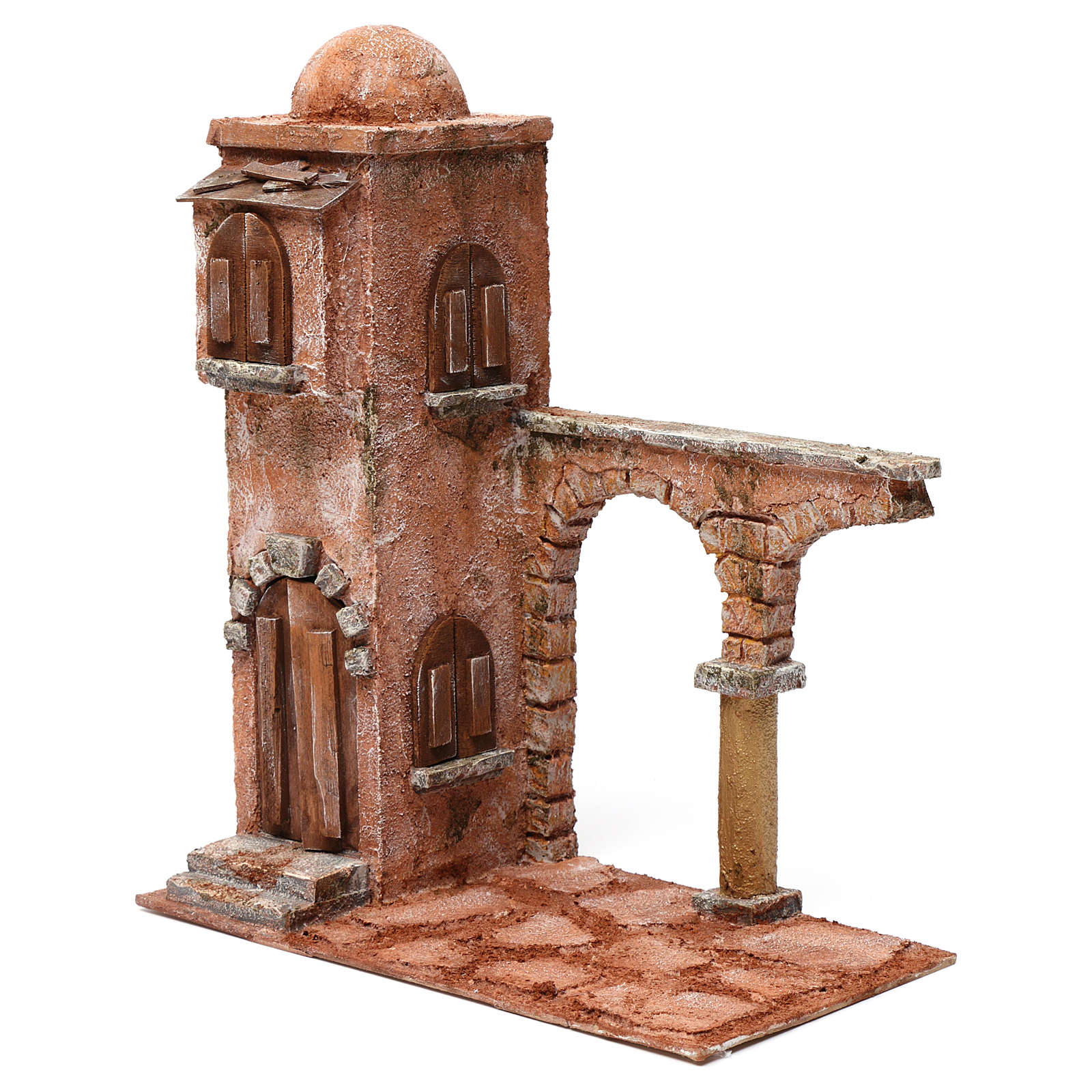 Mauer mit Ziegeln für Krippe 20x20x5cm | Online Verfauf auf HOLYART