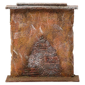 Brick wall for 12 cm nativity scene