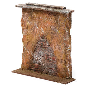 Brick wall for 12 cm nativity scene