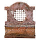 Wall with grill for 10 cm nativity scene s1