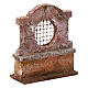 Wall with grill for 10 cm nativity scene s3