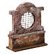 Small wall with grill for 12 cm nativity scene s3