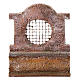 Small wall with grill for 12 cm nativity scene s4
