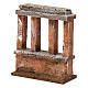 Small wall with four pillars for 12 cm nativity scene s2