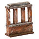 Small wall with four pillars for 12 cm nativity scene s3