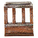 Small wall with four pillars for 12 cm nativity scene s4