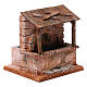 Fountain with wood cover for Nativity 20X15X15 Palestinian style s3