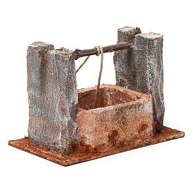 Pozzetto con filo per presepe 10 cm 15X15X10  cm stile palestinese