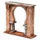 Wall with arched window for 10 cm nativity scene, Palestine style s2