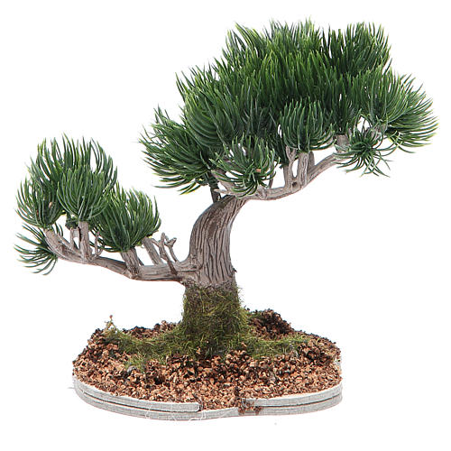 Japanese pine tree for nativity scene in PVC 1