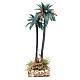 Double palm with flowers for nativity scene in PVC, 21cm s2