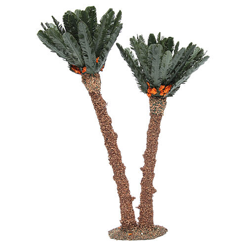 Doppel-Palmen, reale Höhe 40 cm, aus Kork 1