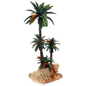 Group of palms for nativity scene in PVC, 20cm