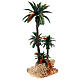 Group of palms for nativity scene in PVC, 20cm s2