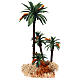 Group of palms for nativity scene in PVC, 20cm s1