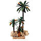 Group of palms for nativity scene in PVC, 20cm s3