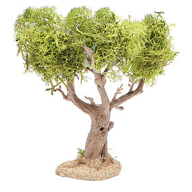 Albero in pvc e lichene per presepe