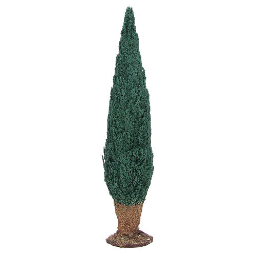 Cypress tree for nativity scene in resin measuring 50cm 1