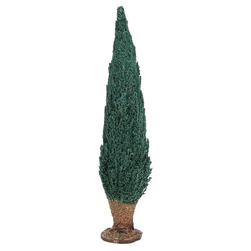 Cypress tree for nativity scene in resin measuring 50cm 2