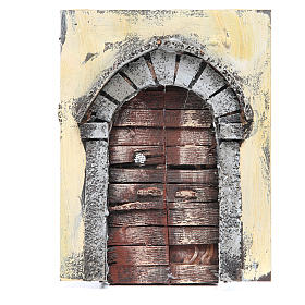 Portas, Janelas, Balcões: Parede com portão presépio 20x15x2,5 cm Portas, Janelas, Balcões: Parede com portão presépio 20x15x2,5 cm