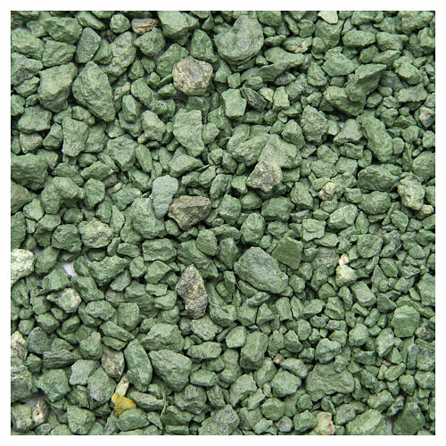 Green pebbles for nativities, 500gr 1