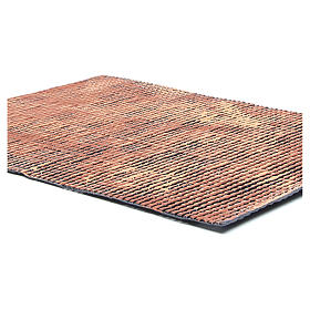 Panel dachu szopki czerwone odcienie dachówki małe 70x50 cm
