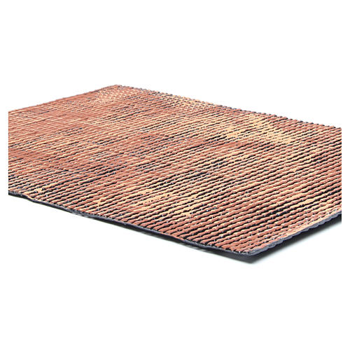 Panel dachu szopki czerwone odcienie dachówki małe 70x50 cm 2