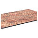 Roof panel with small red shingles 50x35cm nativity accessories s2