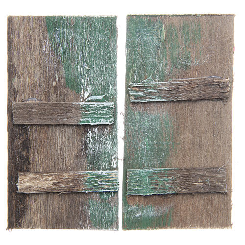 Puerta de madera 8,5x4,5 rectangular set 2 piezas 1