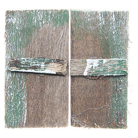 Janela em madeira 5,5x3 cm rectangular 2 peças