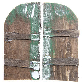 Drzwi łukowe z drewna 11.5x5.5 cm zestaw 2 szt.