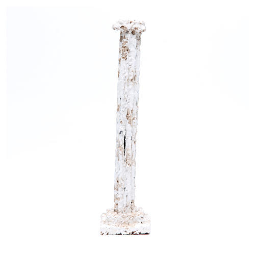Plaster column for nativities 27.5x6x6cm 1