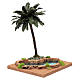 Palmeira presépio com lago 35x18x18 cm s2
