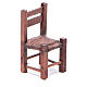 Chaise bois 5x2,5x2,5 cm crèche napolitaine s1