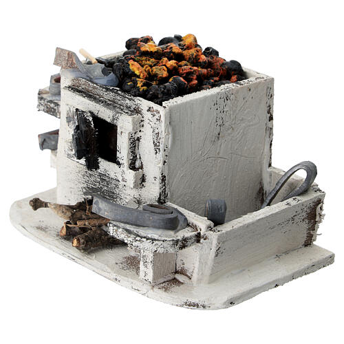 Neapolitan Nativity accessory: forge measuring 6x8.5x6cm 2