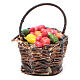 Neapolitan Nativity accessory: fruit basket with handle 4x31x6cm s3