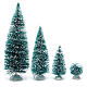 Nativity scene assorted trees 9 pieces various sizes s2
