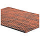 Plastic panel for roof with terracotta coloured shingles sized 50x30 cm s2