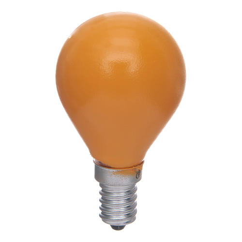 Lâmpada standard E14 25W amarela 1