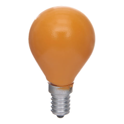 Sphere lamp E14 25W Yellow 1