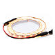 Warm white led strip 1 m 30 led with connector s1
