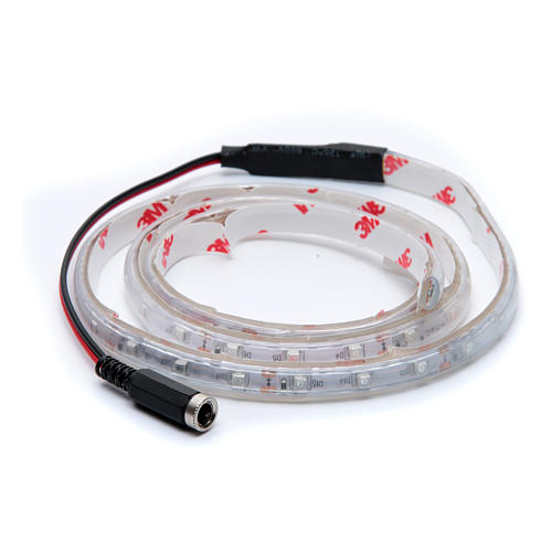 Red led strip 1 m 30 led with connector 3